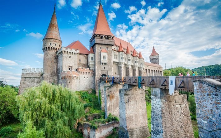Download wallpapers corvin castle, dracula's castle, transylvania, romania  for desktop free. Pictures for desktop free