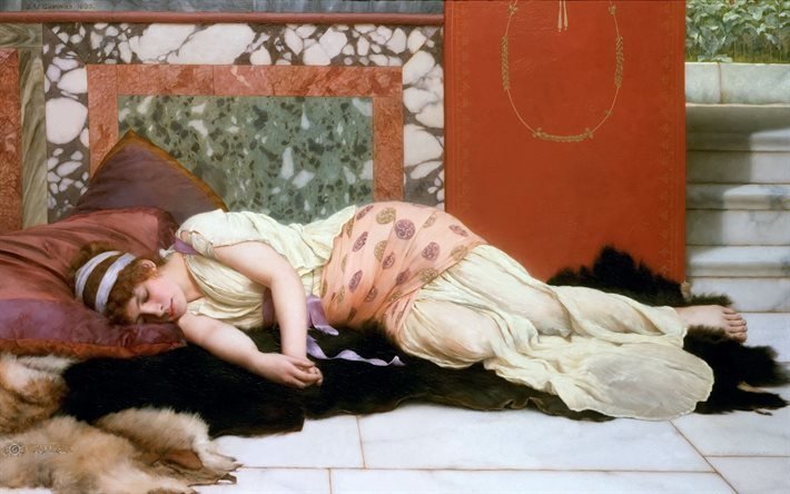 brittil&#228;inen taiteilija, endymion, 1893