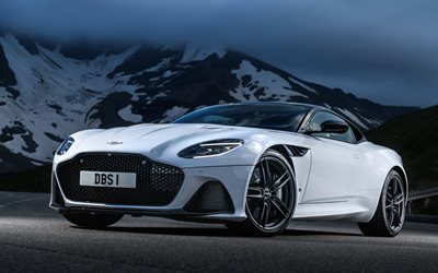 4k, Aston Martin DBS Superleggera, road, 2019 cars, supercars, Aston Martin