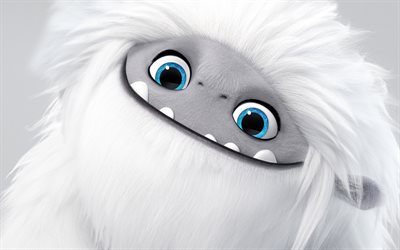 4k, Abominable, funny monster, poster, 2019 movie, 3D-animation, fan art, 2019 Abominable