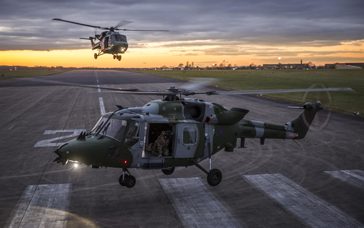 Westland Lynx, İngiliz askeri helikopter, askeri havaalanı, İngiliz Ordusu, İngiliz Hava Kuvvetleri