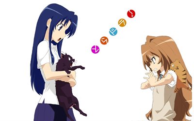 Toradora, Ami Kawashima, Taiga Aisaka, des personnages de dessins anim&#233;s, les personnages principaux