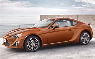 Toyota GT86, 2017, sports coupe, bronze GT86, Japanese cars, Toyota