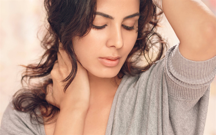 Kirti Kulhari, l&#39;actrice Indienne, 4k, portrait, mod&#232;le de mode, Bollywood, brunette