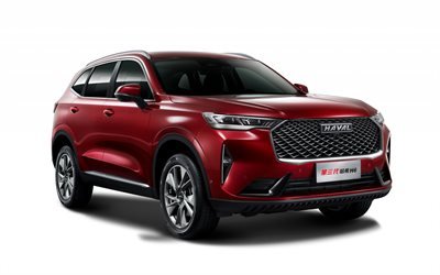 HAVAL H6, 2020, exterior, front view, Chinese SUV, new red H6, Chinese cars, HAVAL