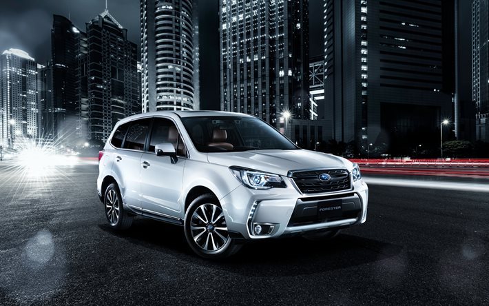 Download Wallpapers Subaru Forester 17 4k New Forester White Crossover Subaru For Desktop Free Pictures For Desktop Free