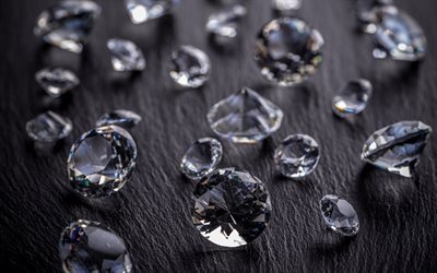 diamants, pierres pr&#233;cieuses, cristaux
