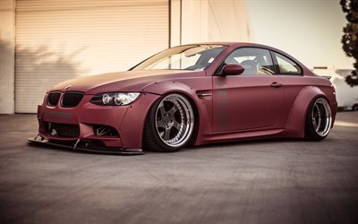 BMW M3, E92, tuning, stance, supercars, BMW