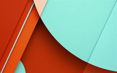 4k, android, material design, lollipop, geometric shapes, creative, geometry, colorful background