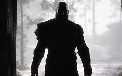 Kratos, 4k, 2018 filme, Deus da Guerra