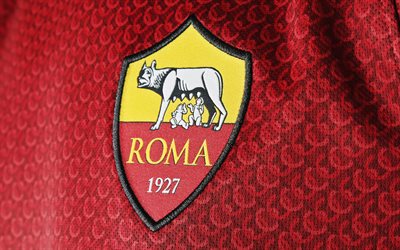 As Roma, Italiano De Futebol Do Clube, Roma, It&#225;lia, Futebol, Serie A, T-shirt, emblema, logo