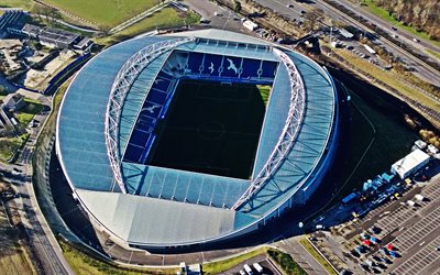 Falmer Stadyumu, Brighton Hove Albion FC Stadyumu, American Express Community Stadium, Amex, Falmer, İngiltere, İngiltere futbol stadyumlar, Spor Toto S&#252;per Lig