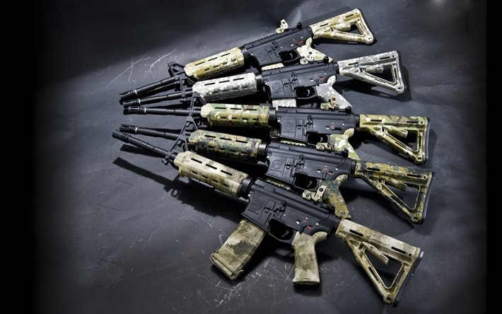 M4-kiv&#228;&#228;rit, M4A1, American kiv&#228;&#228;ri, Amerikkalaisia aseita