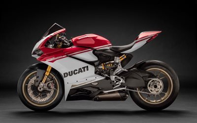 Ducati 1299 Panigale S, Anniversaire, 4k, sport moto, superbike, italien de motos, Ducati