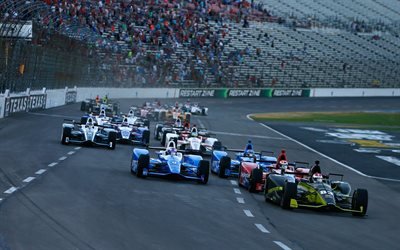 IndyCar, series of races, racing cars, ring races, North America, USA