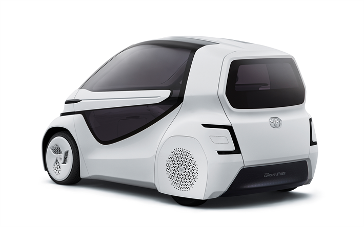 Toyota Concept-i Ride, 2017, futuristic concepts, two-seat hatchback, compact cars, Japanese cars, Toyota