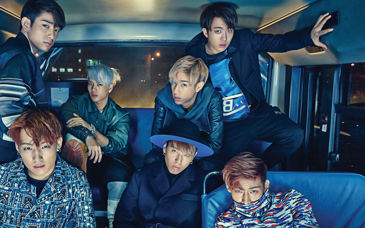 GOT7, 4к, boyband, G&#252;ney Koreli erkek grubu, Mark, JB, Jackson, Jinyoung, Youngjae, BamBam, Yugyeom