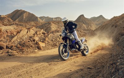 A Yamaha Tenere 700 Mundo Raid, 4k, 2018 motos, offroad, Yamaha
