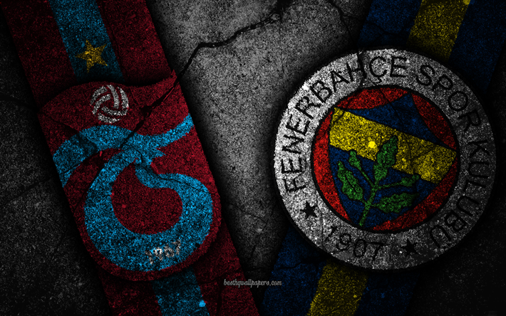 Trabzonspor vs Fenerbahce, 13 &#176; Giro, Super Lig, Turchia, il calcio, il Trabzonspor FC, Fenerbahce FC, calcio, squadra di calcio turco