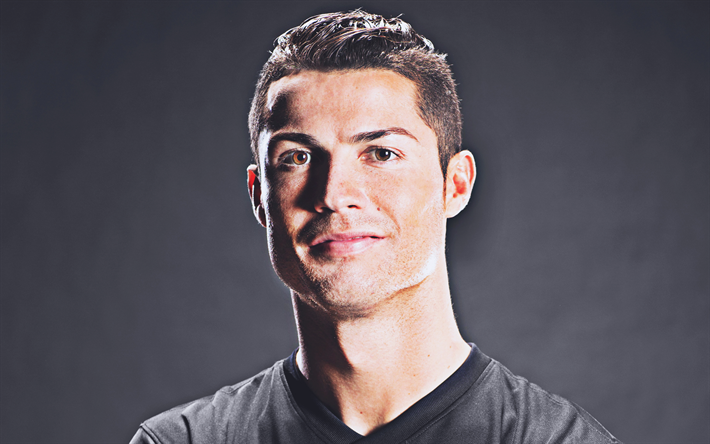 4k, Cristiano Ronaldo, CR7, sesi&#243;n de fotos, retrato, f&#250;tbol, f&#250;tbol de las estrellas, portugu&#233;s futbolistas, Ronaldo