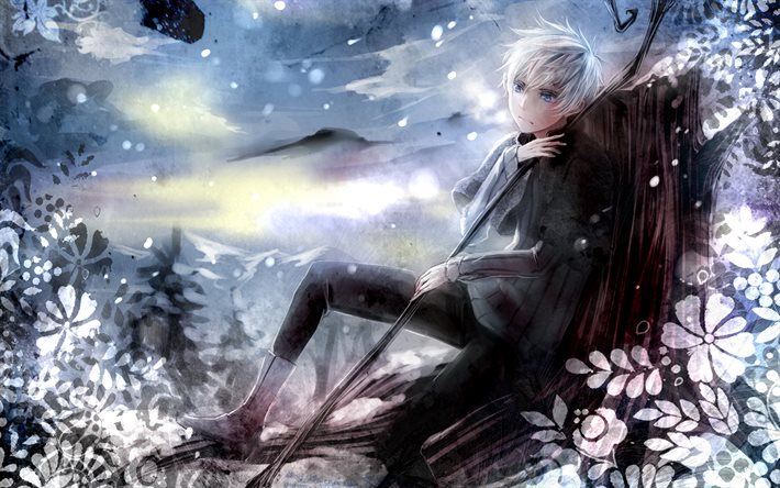 Jack Frost, winter, Jackson Overland Frost, manga, Rise of the Guardians, protagonist