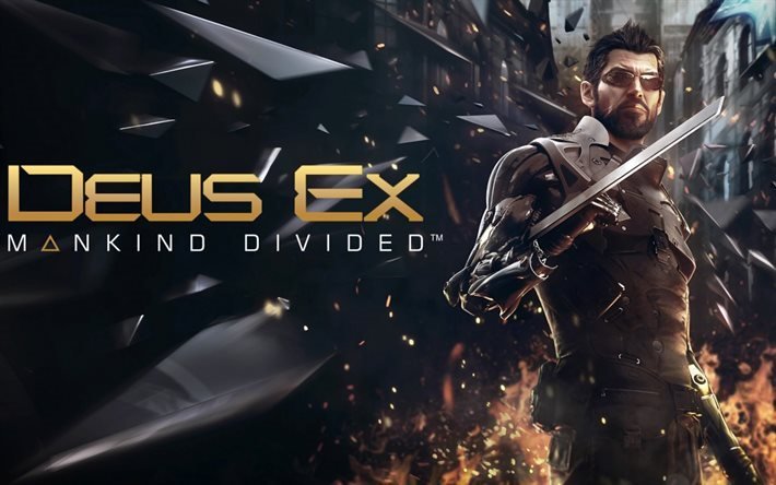 Deus Ex l&#39;Humanit&#233; divis&#233;e, jeu de tir, jeux de 2016, Adam Jensen