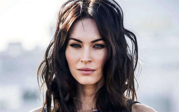 Megan Fox, brune, portrait, actrice Am&#233;ricaine