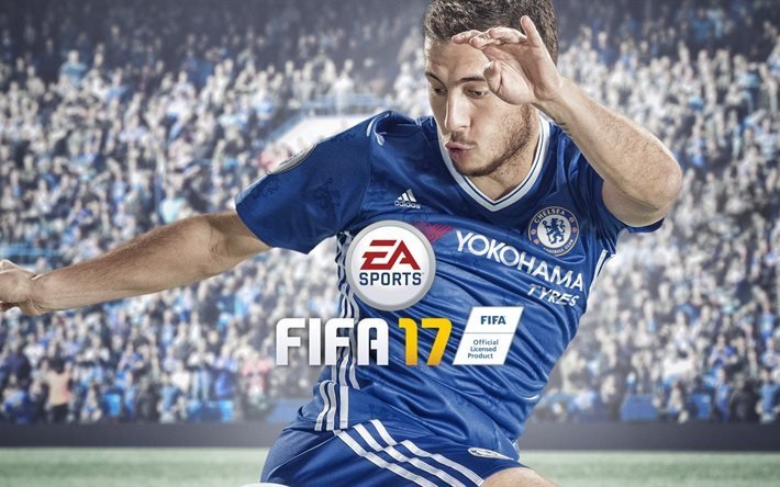 Eden Hazard, الفيفا 17, محاكاة لكرة القدم, EA الرياضية, لكرة القدم عام 2017