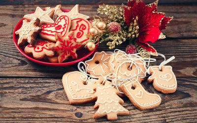 Noel, bisk&#252;viler, tatlılar, pastalar, 2018, Yeni Yıl