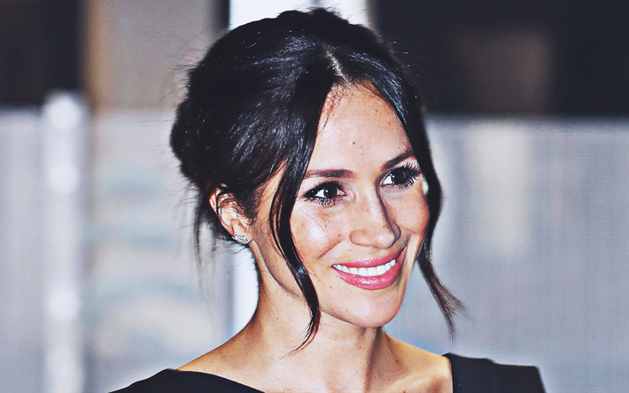Meghan Markle, 2018, portrait, beauty, Duchess of Sussex, British royal family, smile, american actress