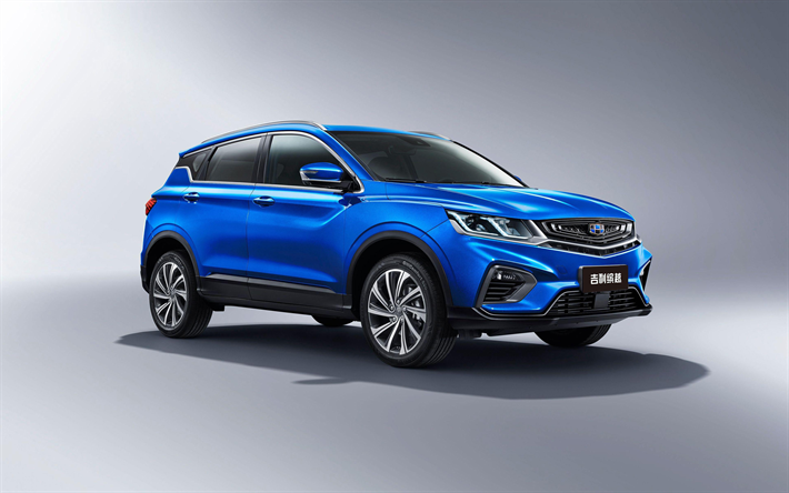 Geely Bin Yue, 4k, studio, 2019 cars, crossovers, Geely SX11, Chinese cars, Geely
