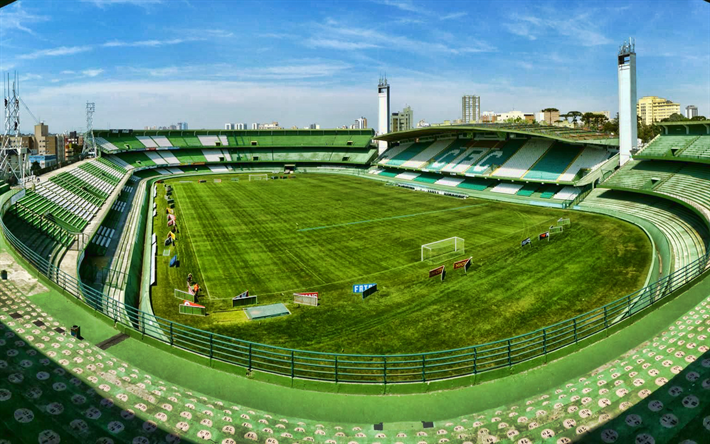 Couto Pereira Stadium, Coritiba FC stadium, Brazilian football stadium, inside view, Coritiba, Parana, Brazil, Estadio Couto Pereira