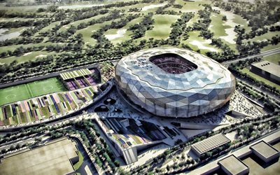 La Fondation du Qatar Stade, le Qatar Stars League, &#224; Doha, le stade de football, l&#39;&#201;ducation Stade de la Ville, le football, la FIFA 2022 de la Coupe du Monde, le Qatari stades, Qatar