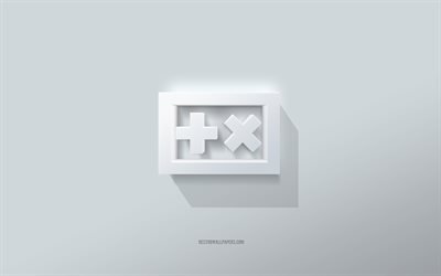 Logo Martin Garrix, sfondo bianco, logo Martin Garrix 3d, arte 3d, Martin Garrix, emblema Martin Garrix 3d