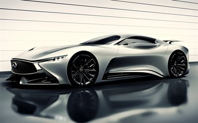 Infiniti Vision GT, supercars, 2018 voitures, hypercars, Infiniti