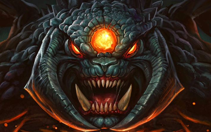 Download Wallpapers Kunkka Monster Dota 2 Anger Artwork