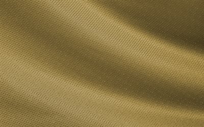de oro de la tela de textura, de oro tejido de punto, el fondo en oro, de tela, con ondas, tela