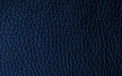 blaues leder-textur, leder blau hintergrund, blau, textur, stoff