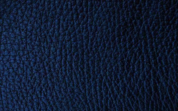bleu de cuir de texture, en cuir bleu fond, bleu, texture, tissu