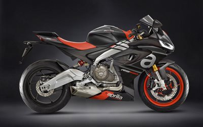 Aprilia RS 660, 2020, 4k, moto de course, vue de c&#244;t&#233;, sport, v&#233;lo, Deux-cylindres de moto sport, la nouvelle RS 660, Aprilia