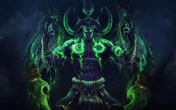 Live wallpaper Illidari Demon Hunter World of Warcraft Legion DOWNLOAD  FREE 2149839237