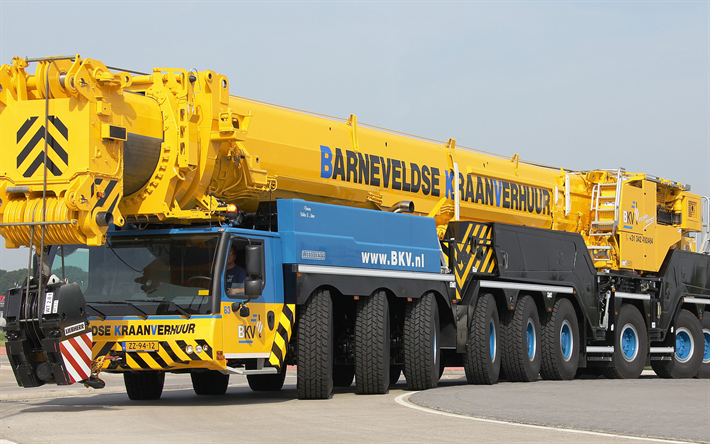 Liebherr LTM 1750-91, truck crane, telescopic boom, mobile crane, construction machinery, cranes, Liebherr