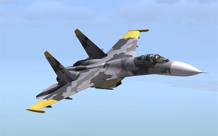 Sukhoi Su-27, combattenti, Flanker-B, Giallo 13, 156 Tactical Fighter Wing Aquila, Su-27, Giallo Squadron, Federale Erusea Air Force, Sukhoi