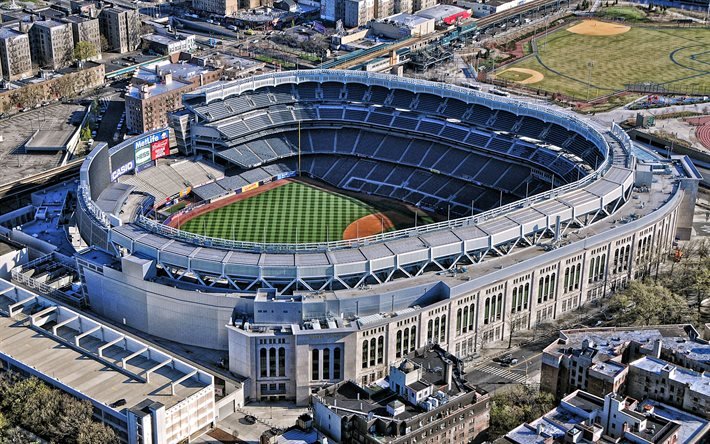 O Yankee Stadium, MLB, A Cidade De Nova York, Nova York Yankees stadium, o parque de beisebol, Major League Baseball, est&#225;dio de beisebol, Nova York, EUA