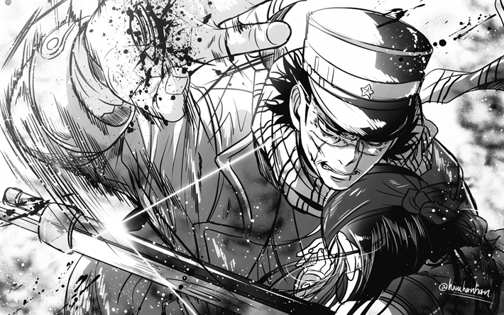Saichi Sugimoto, kahramanı, manga, Altın Kamuy, Sugimoto Saichi