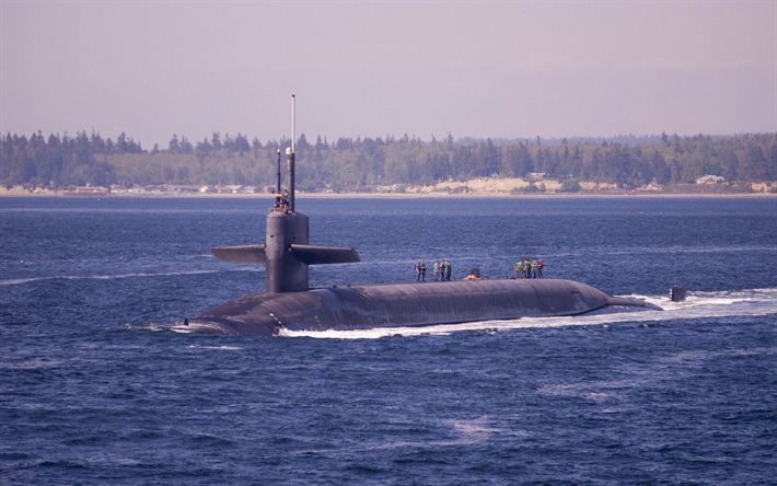 uss louisiana, ssbn-743 -, atom-u-boot, atom-flotte der ballistischen raketen-u-boote der ohio-klasse der us-navy, usa