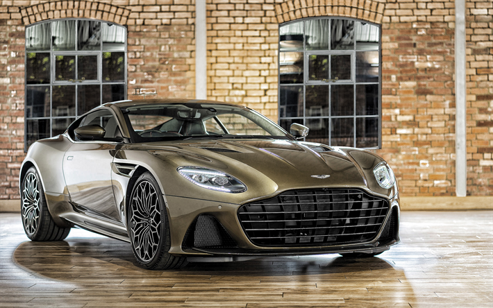 Aston Martin DBS Superleggera, OHMSS &#201;dition, 2019, vue de face, la supercar de luxe, des versions sp&#233;ciales, Britannique de voitures de sport Aston Martin