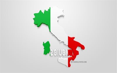 عيد الجمهورية, 2 حزيران / يونيه, يوم الجمهورية, 2 يونيو, الإيطالية العيد الوطني, بطاقات المعايدة, إيطاليا, 3d علم إيطاليا, صورة ظلية خريطة إيطاليا