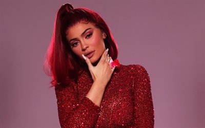 Kylie Jenner, 2019, celebridade americana, beleza, de cabelo vermelho, a atriz norte-americana, superstars, Kylie Jenner photoshoot