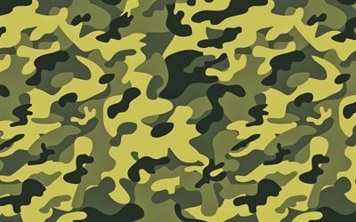camouflage vert, 4k, l&#39;&#233;t&#233; de camouflage, camouflage militaire, brun origines, motif camouflage, camouflage textures